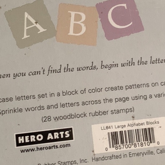 Rubber stamp set - Picture 2 of 5